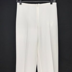 Joseph Ribkoff White Size 4 Career Pants